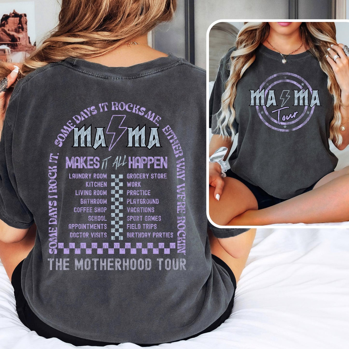 Mama Tour Adult T-Shirt