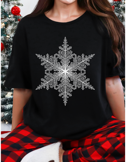 Arctic Crystal Snowflake T-Shirt ❄️