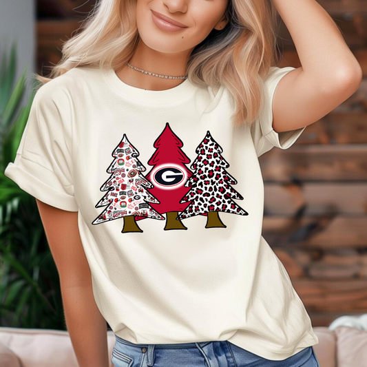 Georgia Christmas Tree T-Shirt
