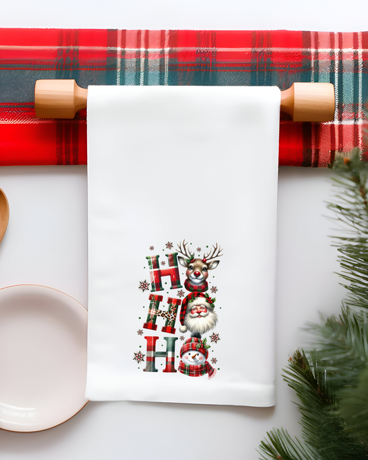 Ho Ho Ho Holiday Character Towel