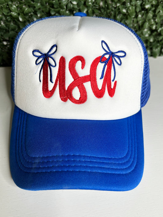 USA Embroidered Trucker Hat