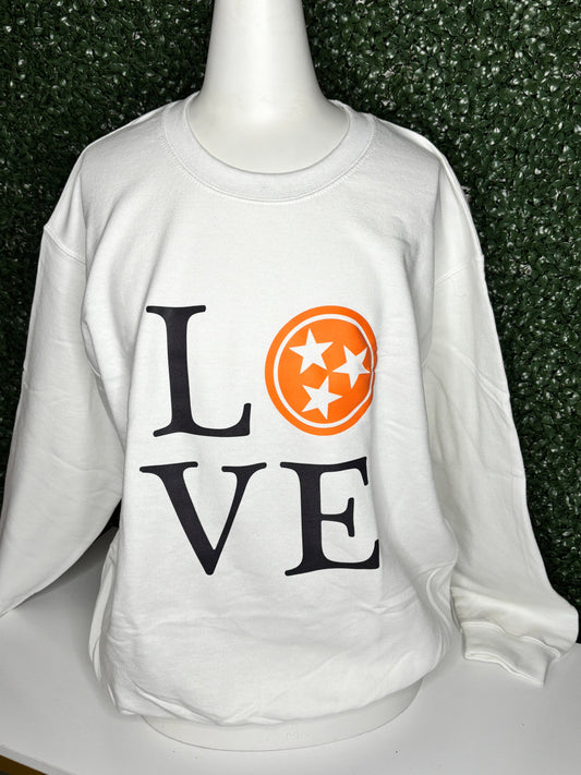 Tennessee Love Sweatshirt | Tri-Star Design