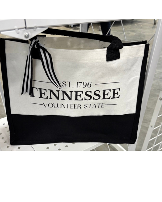 Tennessee Black Tote Bag