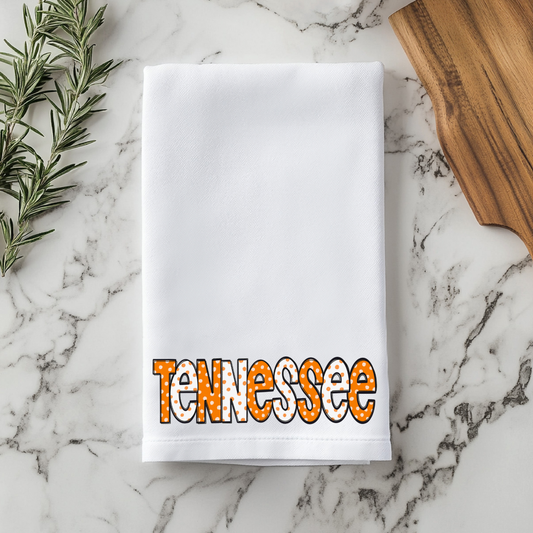Tennessee Polka Dot Kitchen Towel