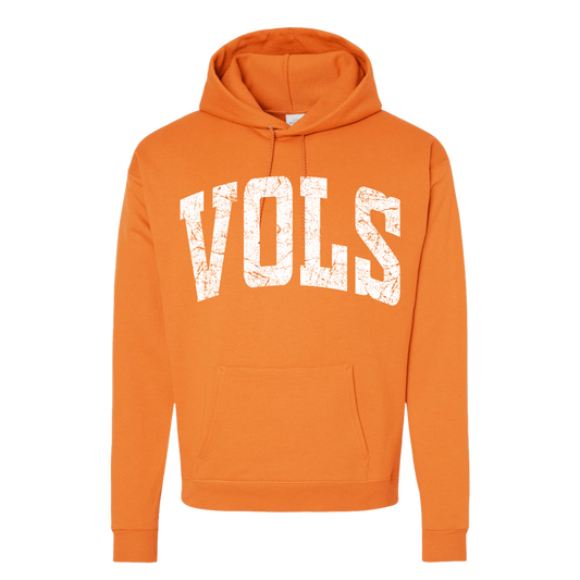 Tennessee VOLS Distressed Orange Hoodie – Unisex Game Day Sweatshirt