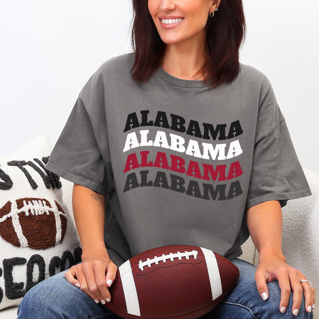 Alabama Wave Charcoal T-Shirt