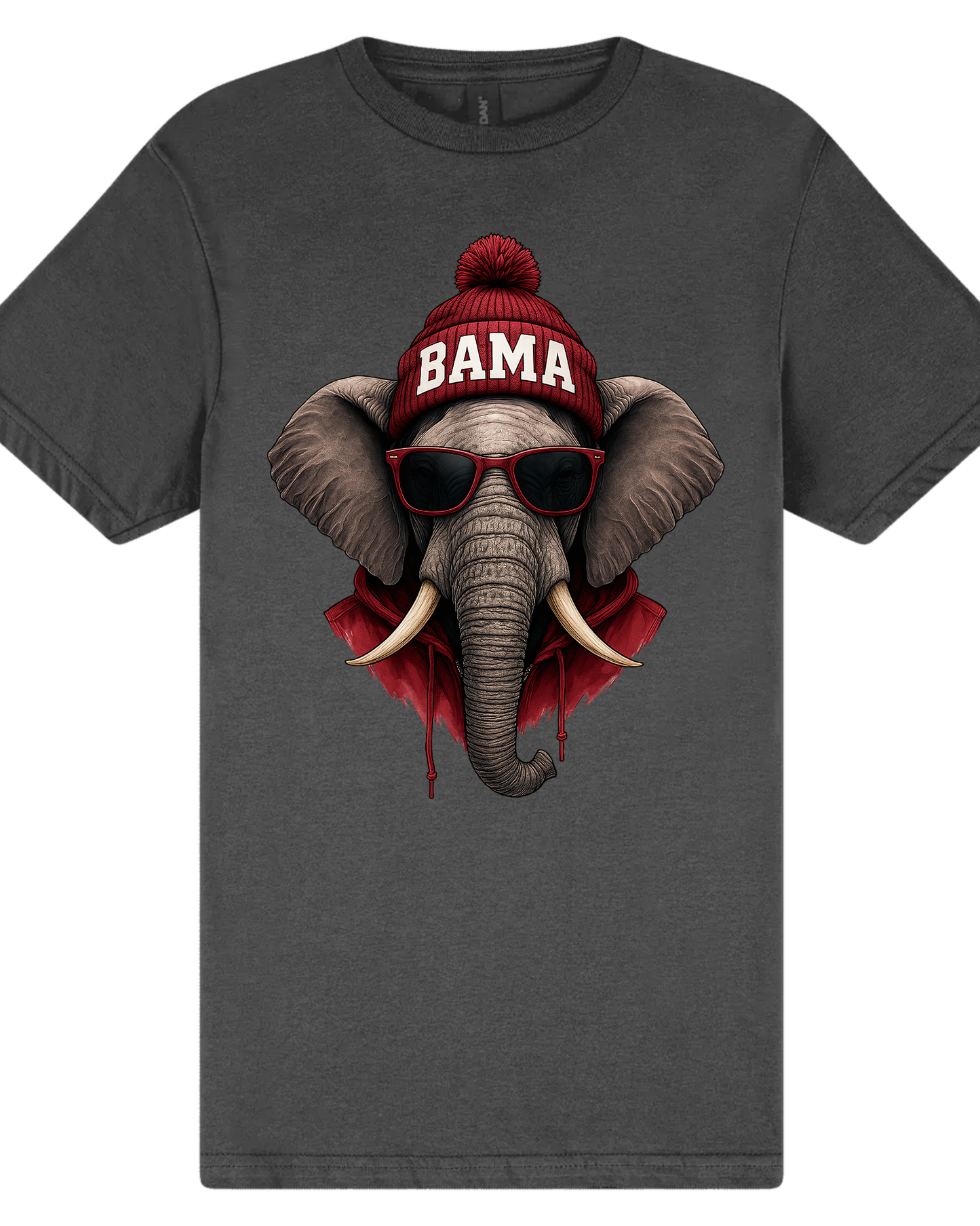 Bama Elephant Graphic Tee | Crimson Game Day Comfort Colors Shirt