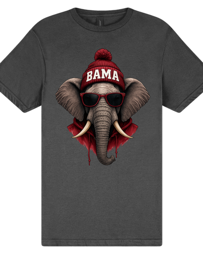Bama Elephant Graphic Tee | Crimson Game Day Comfort Colors Shirt