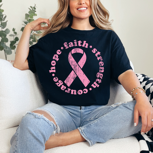 BC Ribbon Awareness Adult T-Shirt