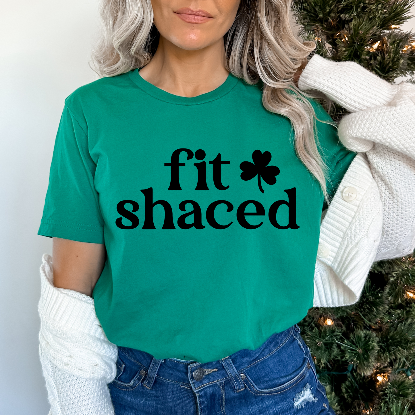 Fit Shaced Shamrock Adult T-shirt