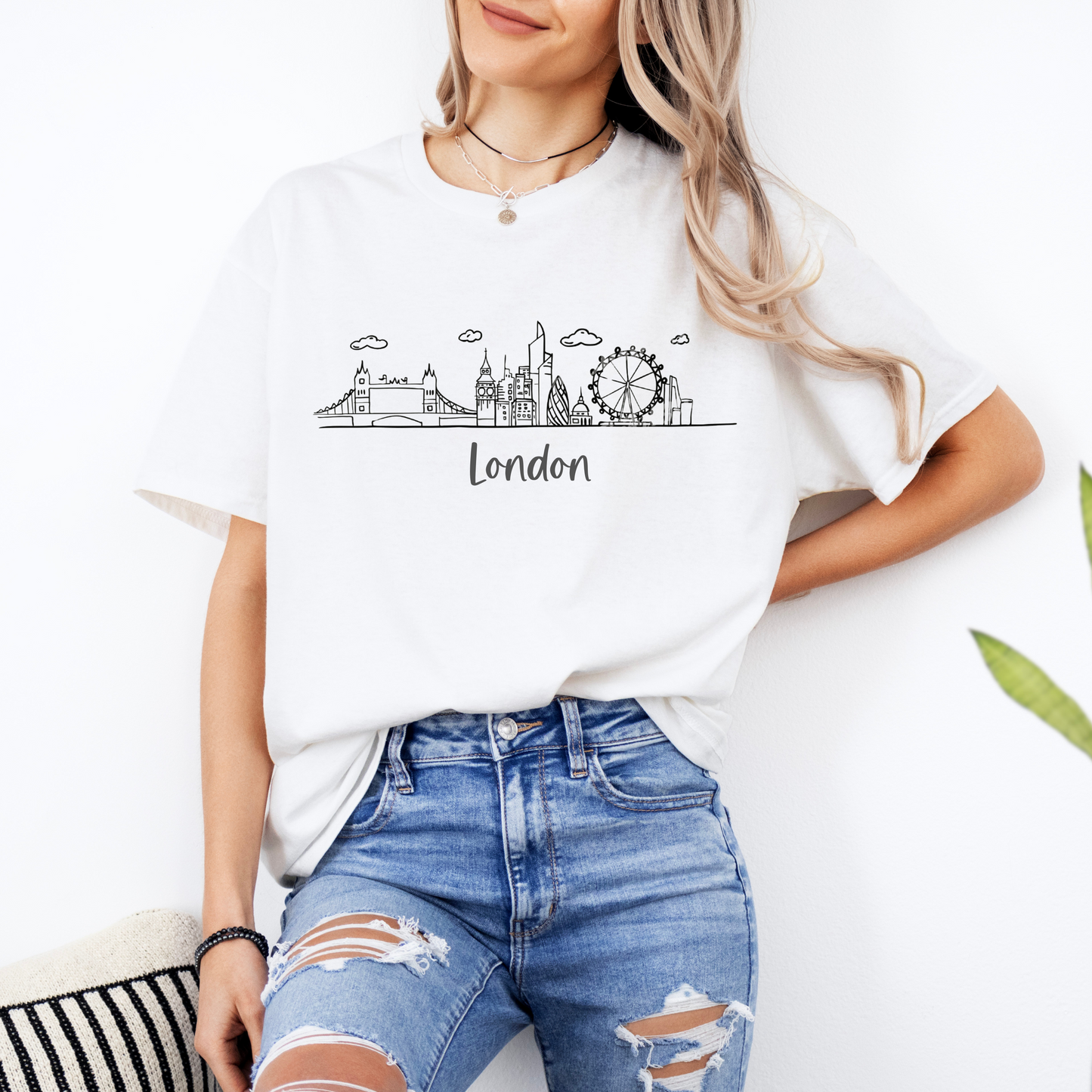 Skyline London Adult T-shirt