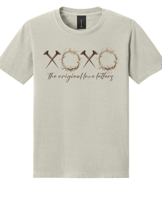 XOXO The Original Love Letters Tee – Faith Valentine Christian T-Shirt