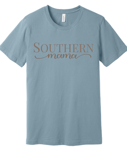 Southern Mama Graphic Tee | Minimalist Southern Lifestyle Shirt | Neutral Boutique Mom Tee