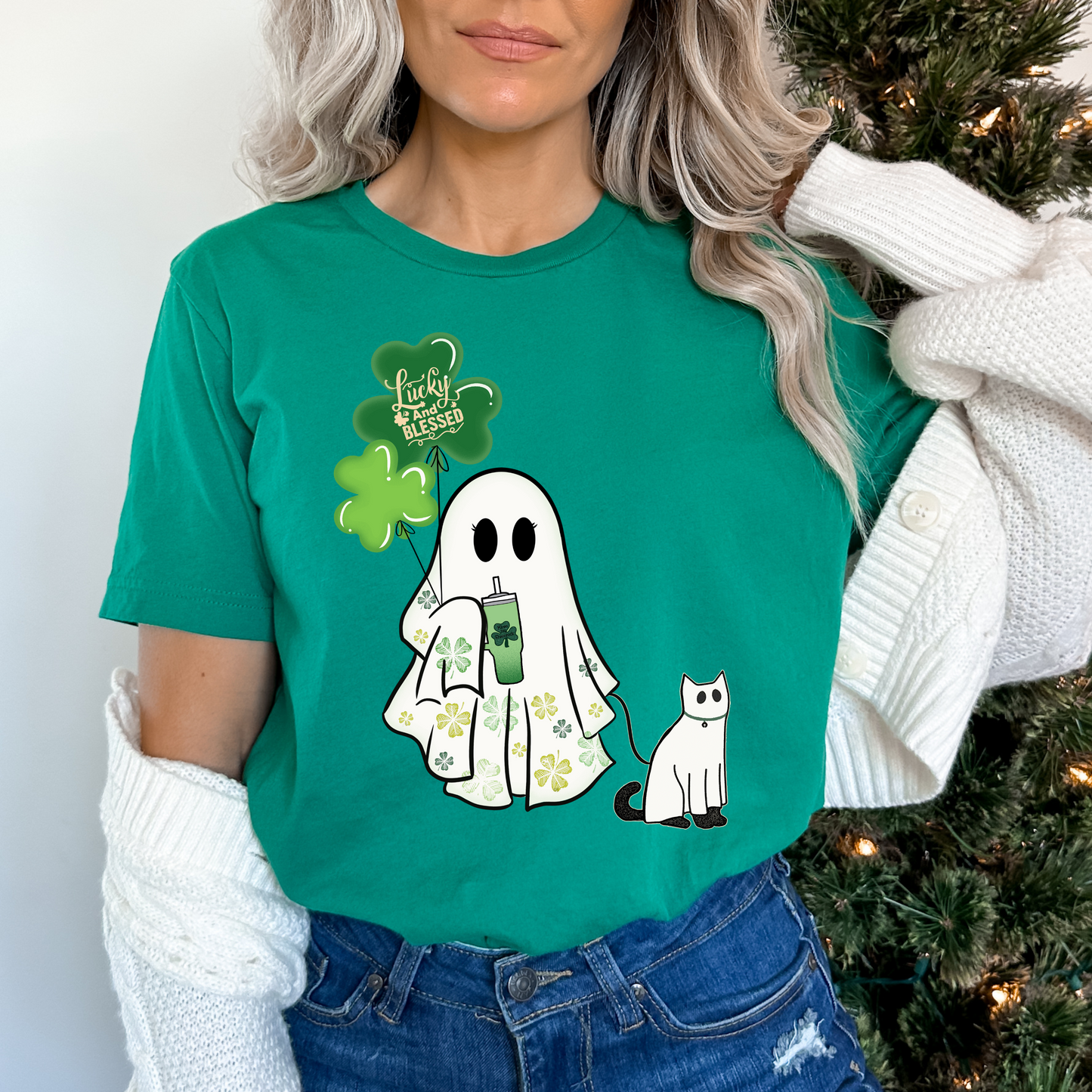 St. Pat Ghost Adult T-Shirt