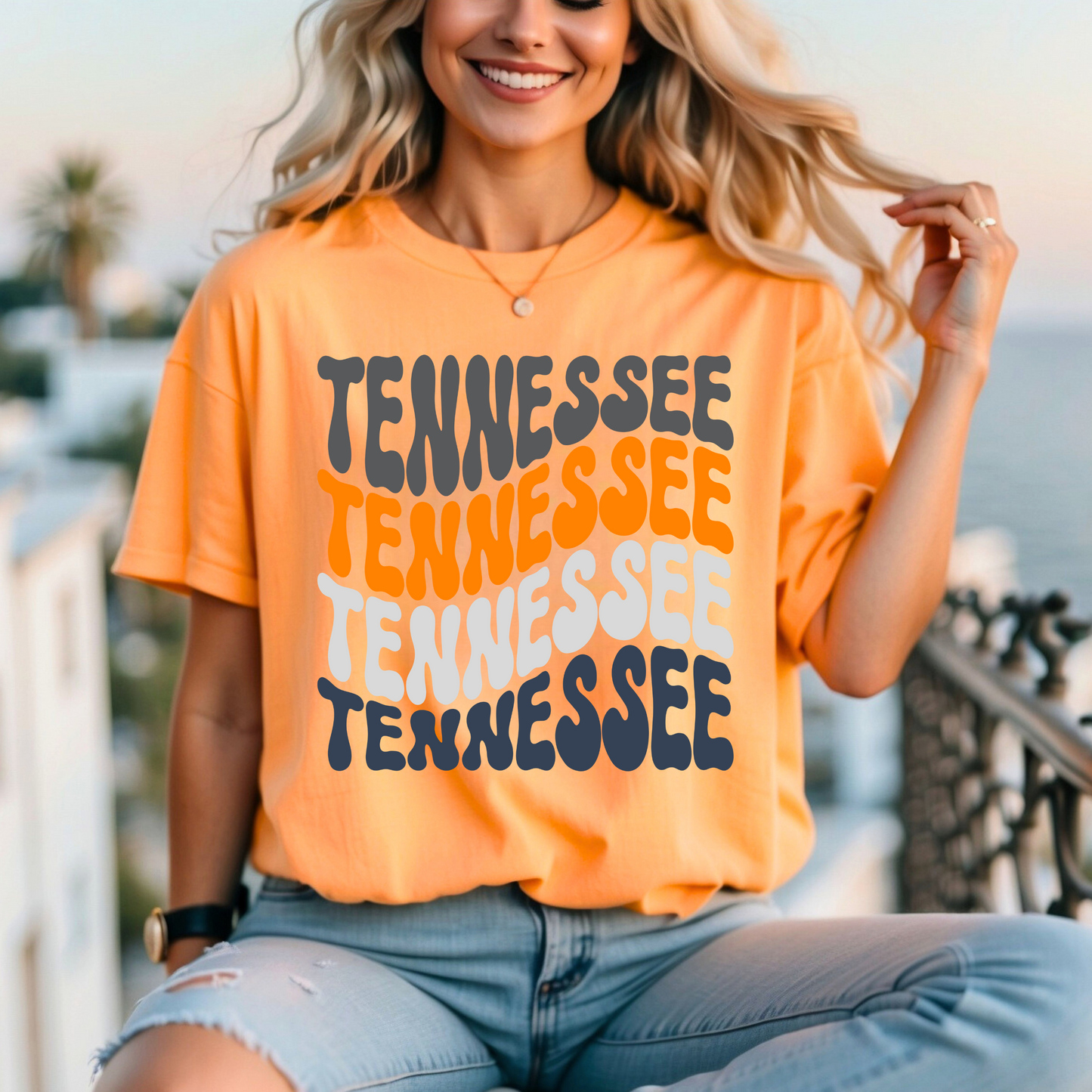 Tennessee Wave Adult T-Shirt