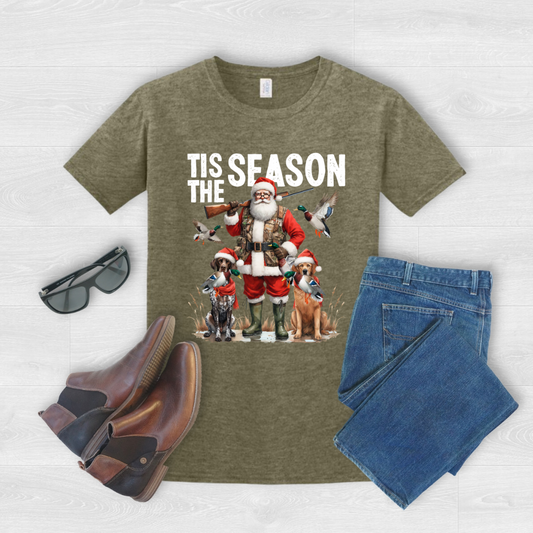 Santa Duck Hunting T-Shirt